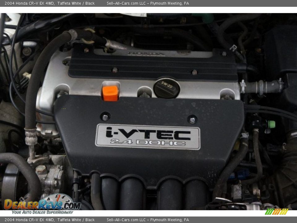2004 Honda CR-V EX 4WD Taffeta White / Black Photo #32