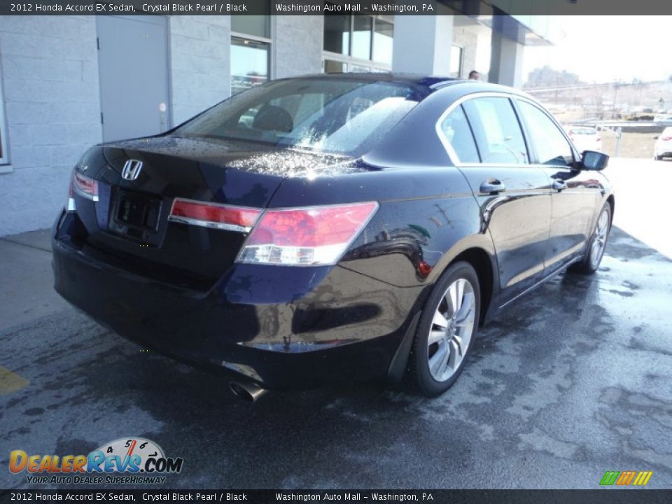 2012 Honda Accord EX Sedan Crystal Black Pearl / Black Photo #8