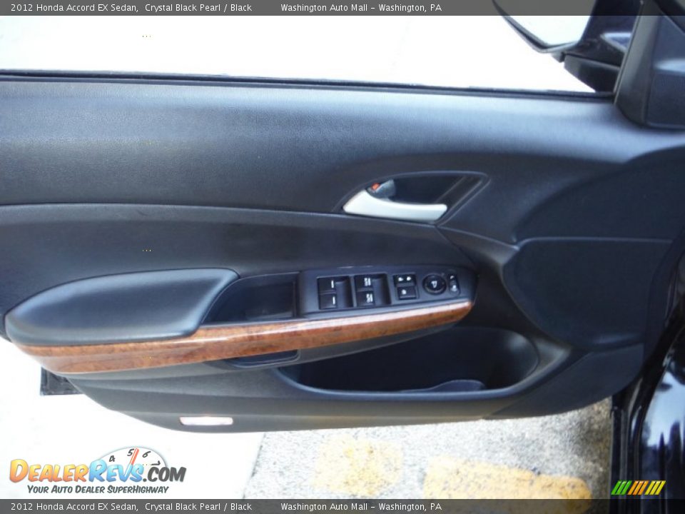 2012 Honda Accord EX Sedan Crystal Black Pearl / Black Photo #9