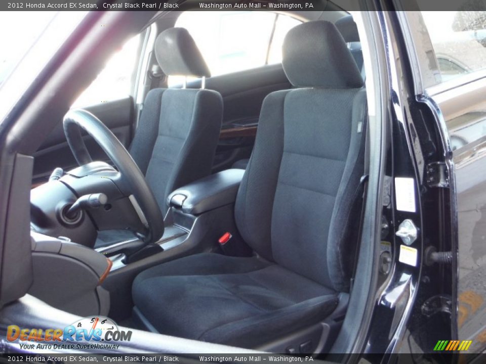 2012 Honda Accord EX Sedan Crystal Black Pearl / Black Photo #11