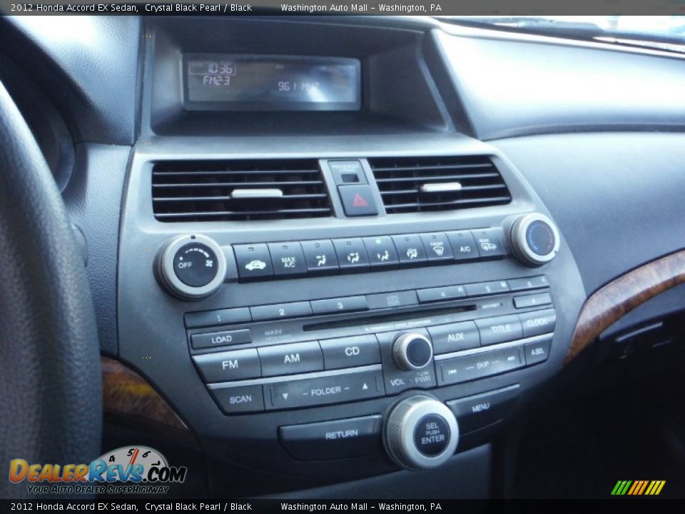 2012 Honda Accord EX Sedan Crystal Black Pearl / Black Photo #13