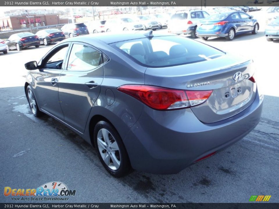 2012 Hyundai Elantra GLS Harbor Gray Metallic / Gray Photo #7