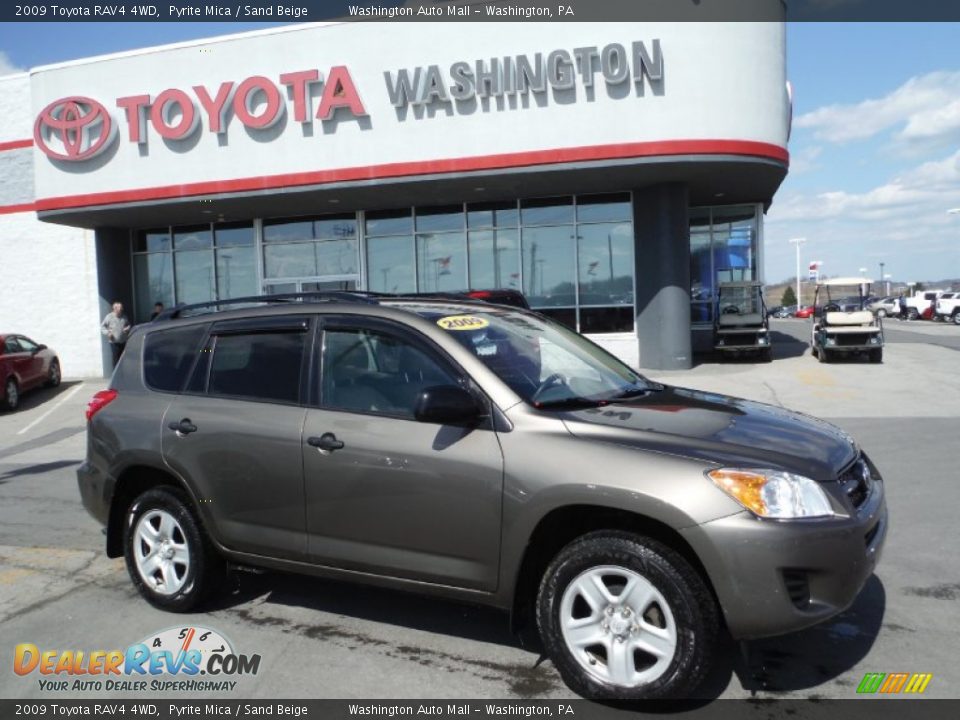 2009 Toyota RAV4 4WD Pyrite Mica / Sand Beige Photo #2