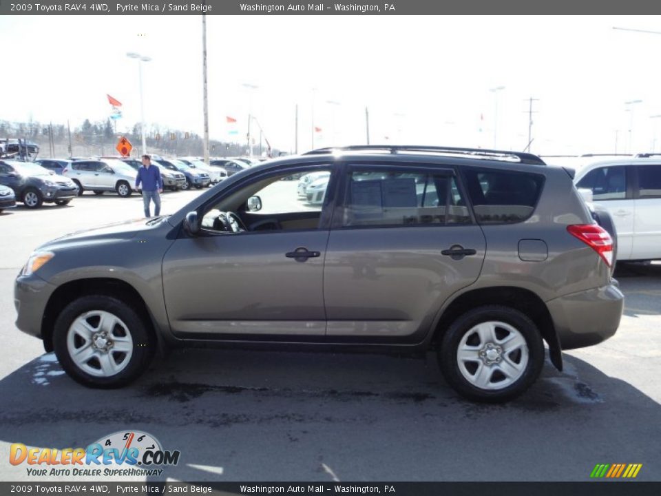 2009 Toyota RAV4 4WD Pyrite Mica / Sand Beige Photo #7
