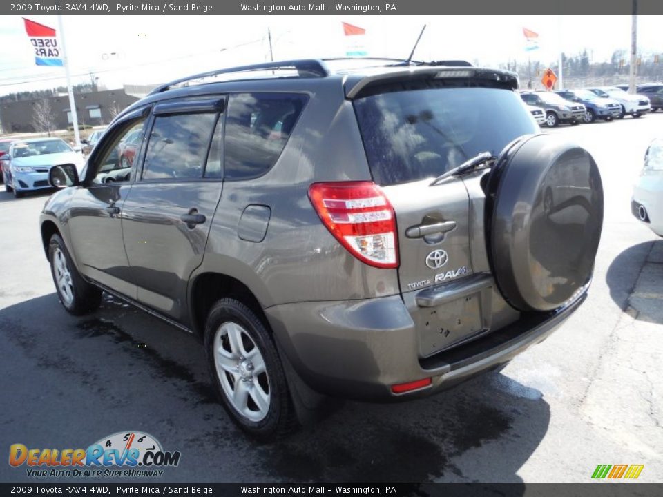 2009 Toyota RAV4 4WD Pyrite Mica / Sand Beige Photo #8