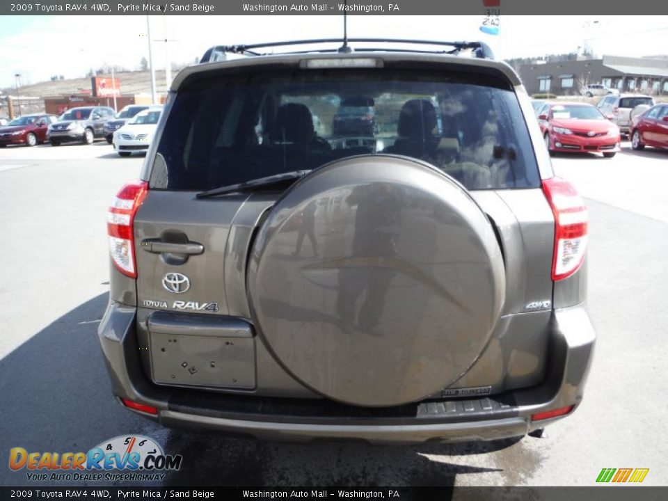 2009 Toyota RAV4 4WD Pyrite Mica / Sand Beige Photo #9