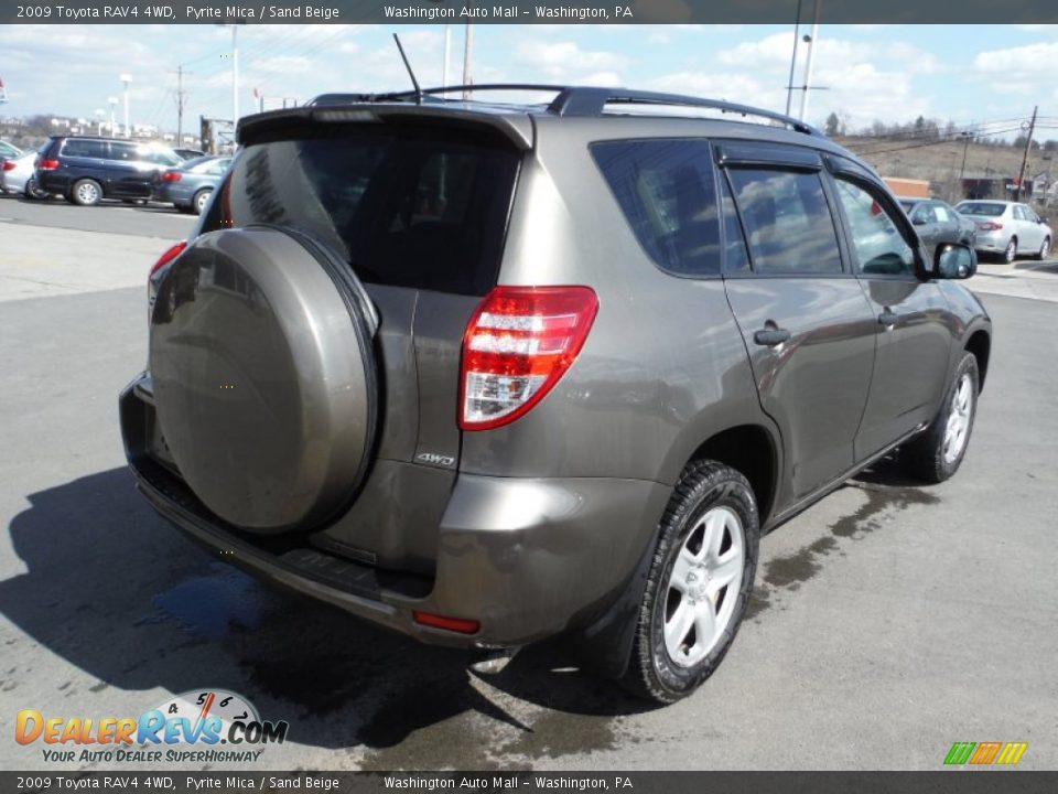 2009 Toyota RAV4 4WD Pyrite Mica / Sand Beige Photo #10