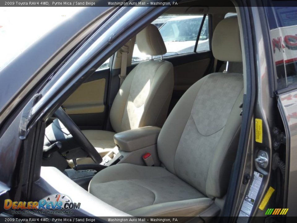 2009 Toyota RAV4 4WD Pyrite Mica / Sand Beige Photo #14