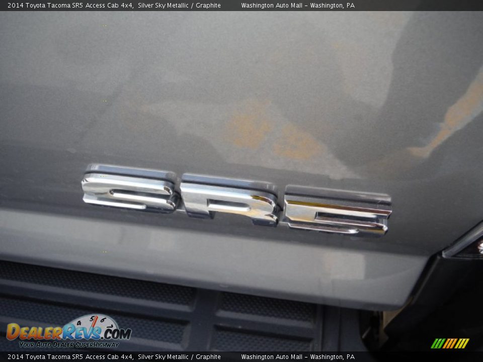 2014 Toyota Tacoma SR5 Access Cab 4x4 Silver Sky Metallic / Graphite Photo #10
