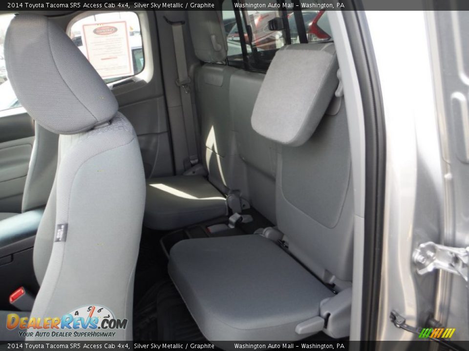 2014 Toyota Tacoma SR5 Access Cab 4x4 Silver Sky Metallic / Graphite Photo #13