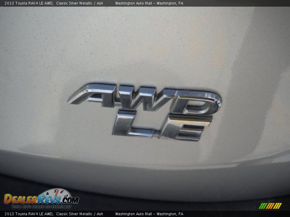 2013 Toyota RAV4 LE AWD Classic Silver Metallic / Ash Photo #9