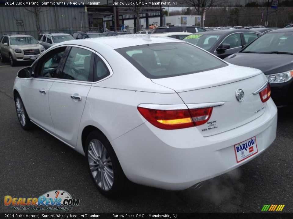2014 Buick Verano Summit White / Medium Titanium Photo #4