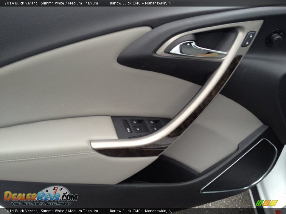 2014 Buick Verano Summit White / Medium Titanium Photo #7