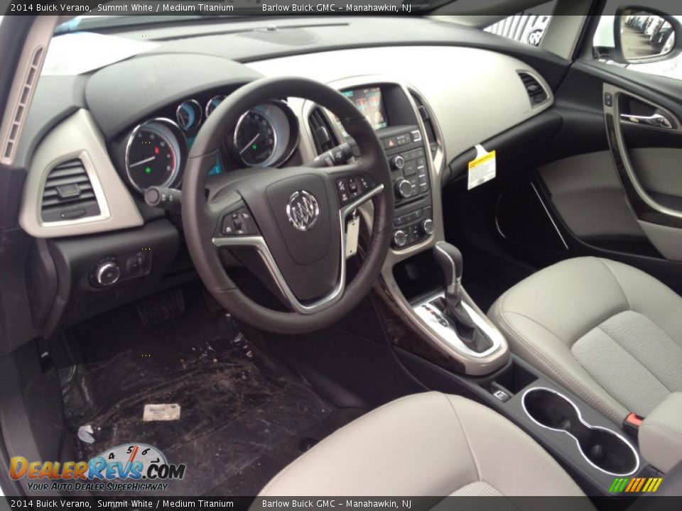 Medium Titanium Interior - 2014 Buick Verano  Photo #8