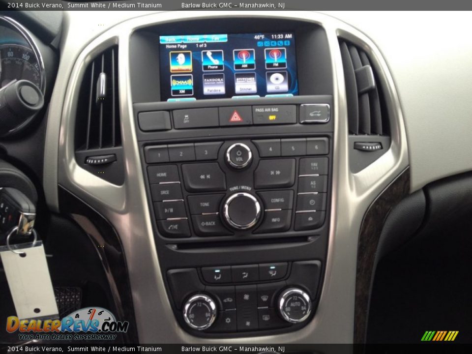 2014 Buick Verano Summit White / Medium Titanium Photo #10