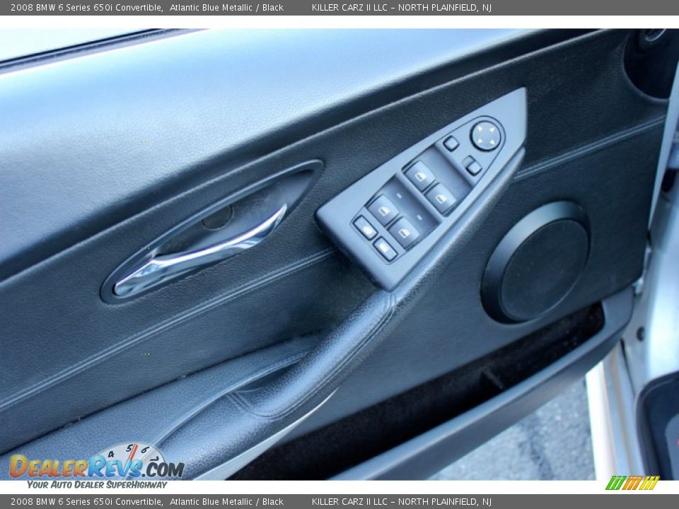 2008 BMW 6 Series 650i Convertible Atlantic Blue Metallic / Black Photo #12