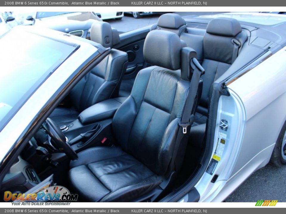 2008 BMW 6 Series 650i Convertible Atlantic Blue Metallic / Black Photo #14