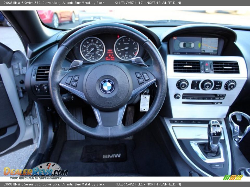 2008 BMW 6 Series 650i Convertible Atlantic Blue Metallic / Black Photo #16