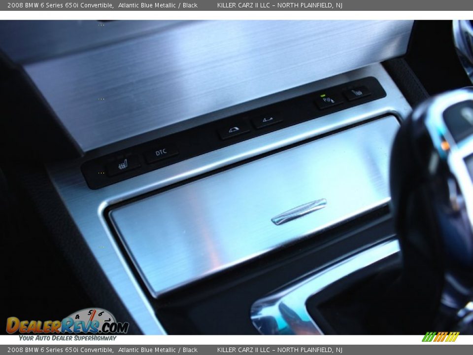 2008 BMW 6 Series 650i Convertible Atlantic Blue Metallic / Black Photo #21