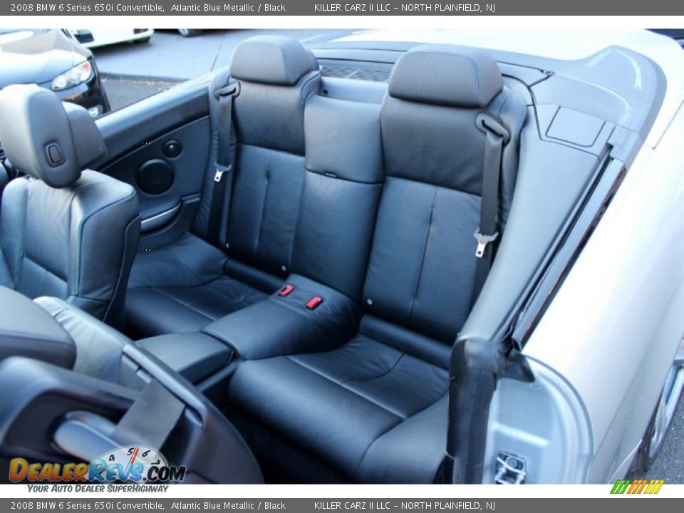 2008 BMW 6 Series 650i Convertible Atlantic Blue Metallic / Black Photo #27