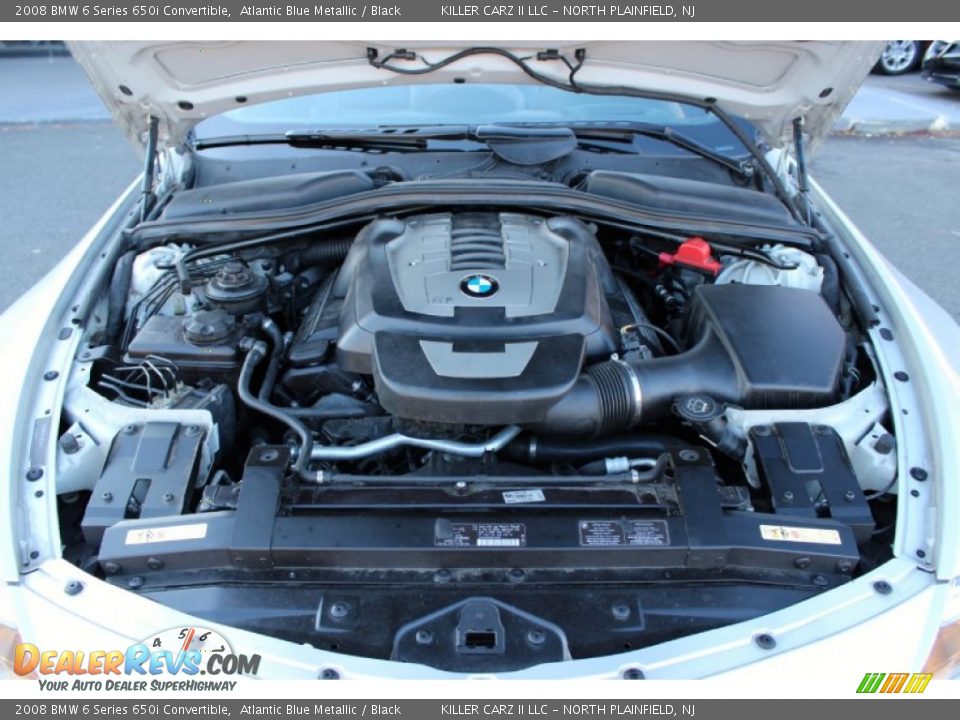 2008 BMW 6 Series 650i Convertible Atlantic Blue Metallic / Black Photo #29