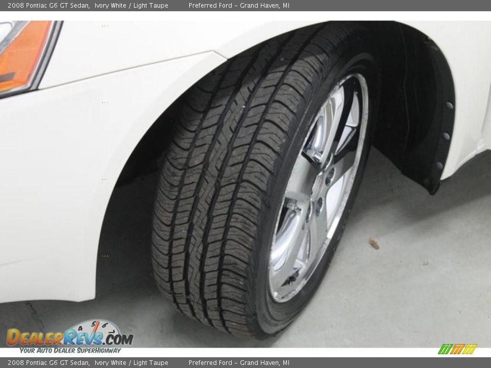 2008 Pontiac G6 GT Sedan Ivory White / Light Taupe Photo #9