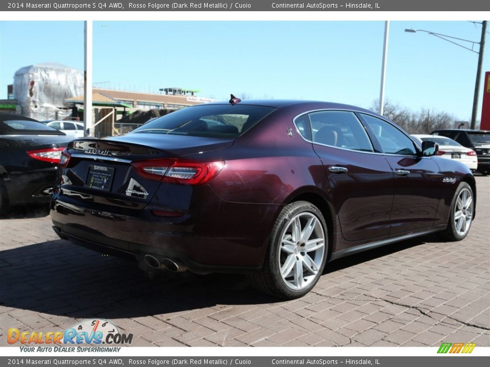 2014 Maserati Quattroporte S Q4 AWD Rosso Folgore (Dark Red Metallic) / Cuoio Photo #3