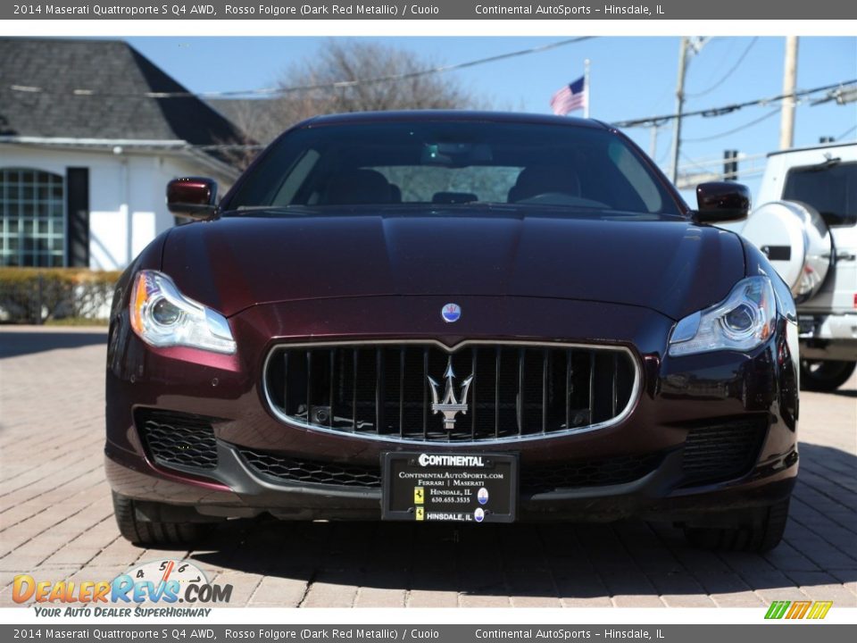 2014 Maserati Quattroporte S Q4 AWD Rosso Folgore (Dark Red Metallic) / Cuoio Photo #7