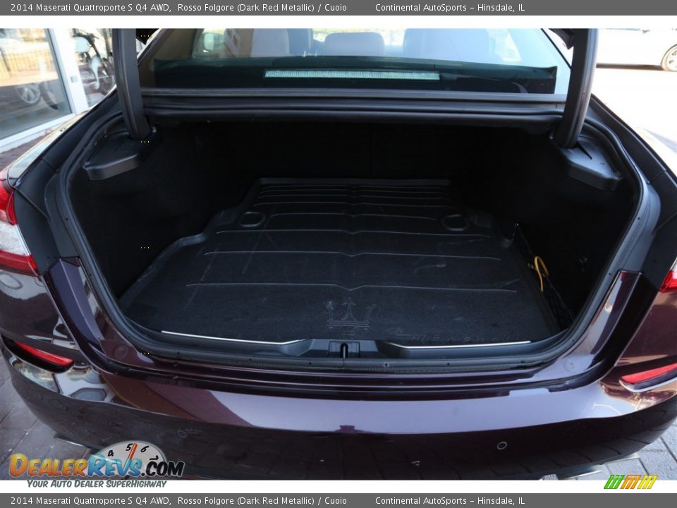 2014 Maserati Quattroporte S Q4 AWD Rosso Folgore (Dark Red Metallic) / Cuoio Photo #10