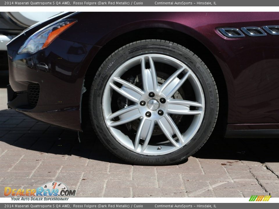 2014 Maserati Quattroporte S Q4 AWD Rosso Folgore (Dark Red Metallic) / Cuoio Photo #11