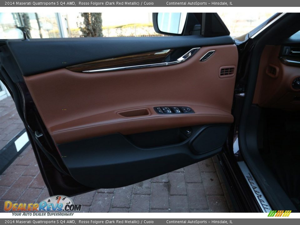 2014 Maserati Quattroporte S Q4 AWD Rosso Folgore (Dark Red Metallic) / Cuoio Photo #12