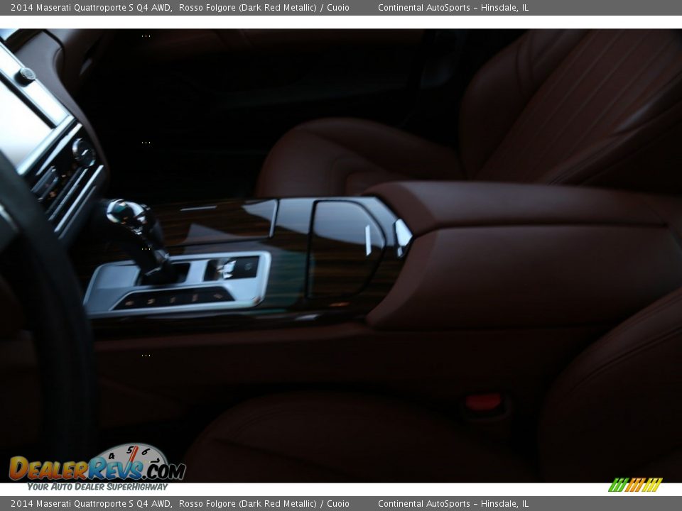 2014 Maserati Quattroporte S Q4 AWD Rosso Folgore (Dark Red Metallic) / Cuoio Photo #14