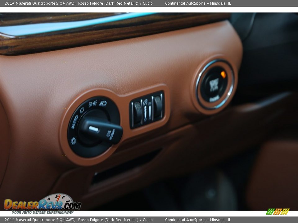 2014 Maserati Quattroporte S Q4 AWD Rosso Folgore (Dark Red Metallic) / Cuoio Photo #16