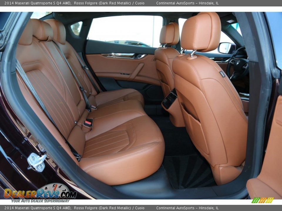 2014 Maserati Quattroporte S Q4 AWD Rosso Folgore (Dark Red Metallic) / Cuoio Photo #19