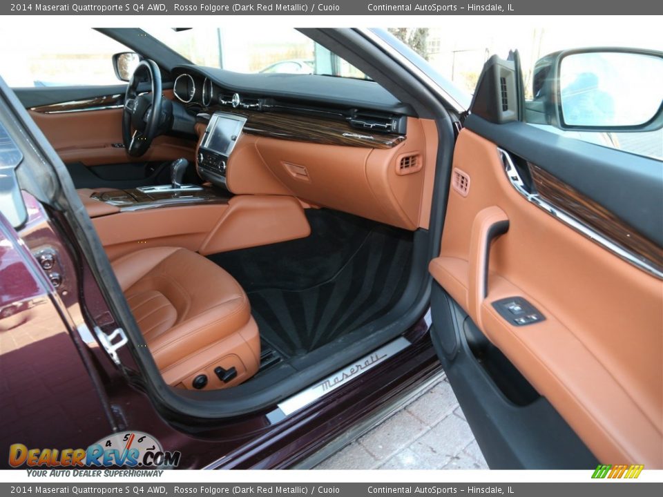 2014 Maserati Quattroporte S Q4 AWD Rosso Folgore (Dark Red Metallic) / Cuoio Photo #20
