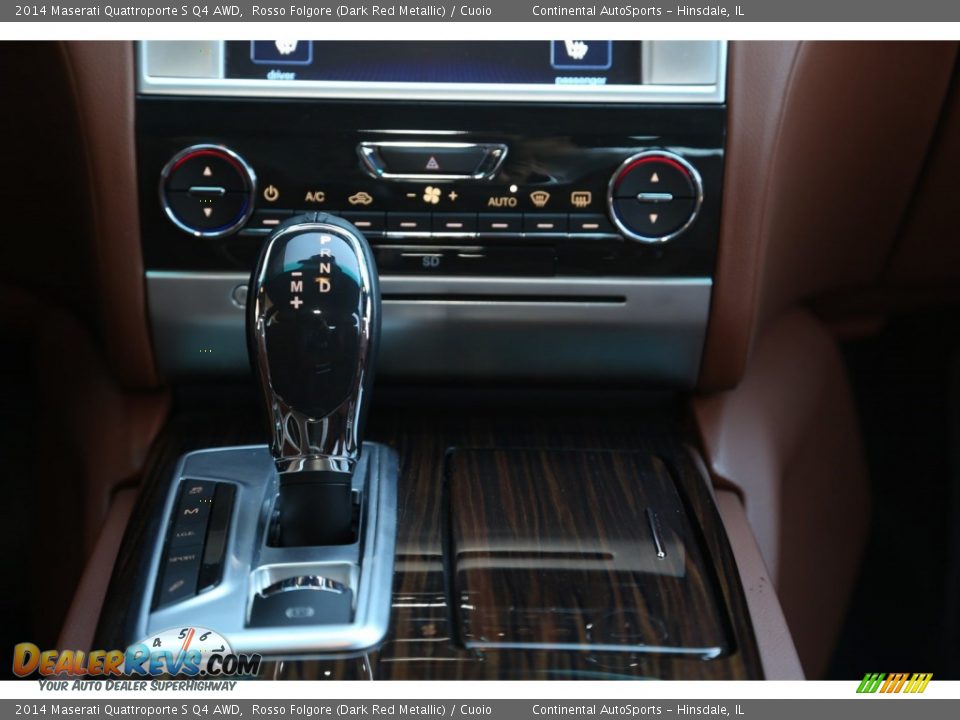 2014 Maserati Quattroporte S Q4 AWD Rosso Folgore (Dark Red Metallic) / Cuoio Photo #25
