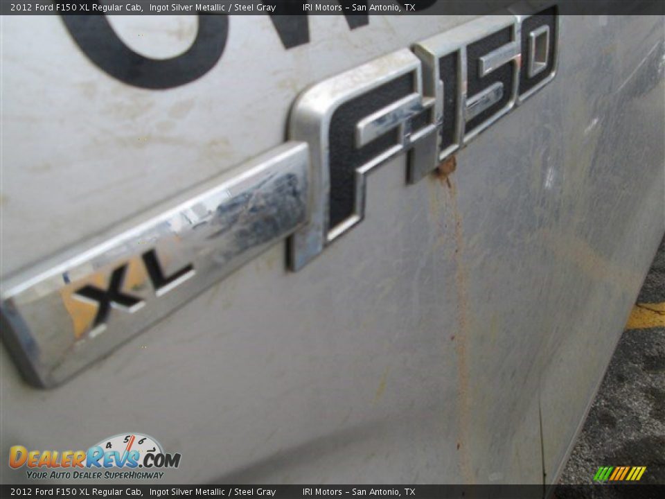 2012 Ford F150 XL Regular Cab Ingot Silver Metallic / Steel Gray Photo #2