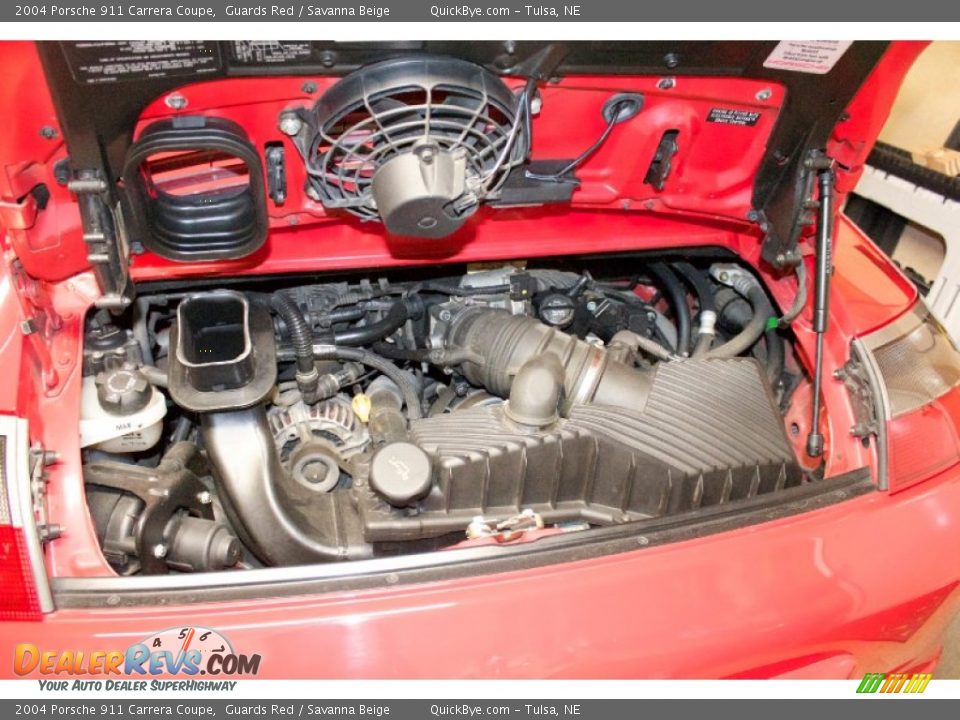 2004 Porsche 911 Carrera Coupe 3.6 Liter DOHC 24V VarioCam Flat 6 Cylinder Engine Photo #11