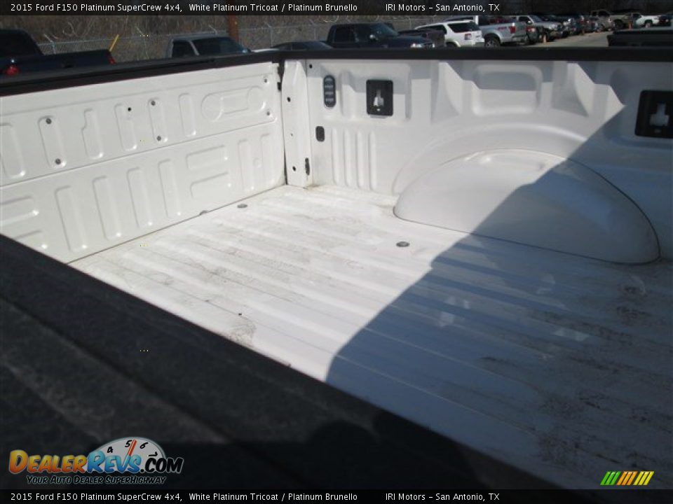 2015 Ford F150 Platinum SuperCrew 4x4 White Platinum Tricoat / Platinum Brunello Photo #2