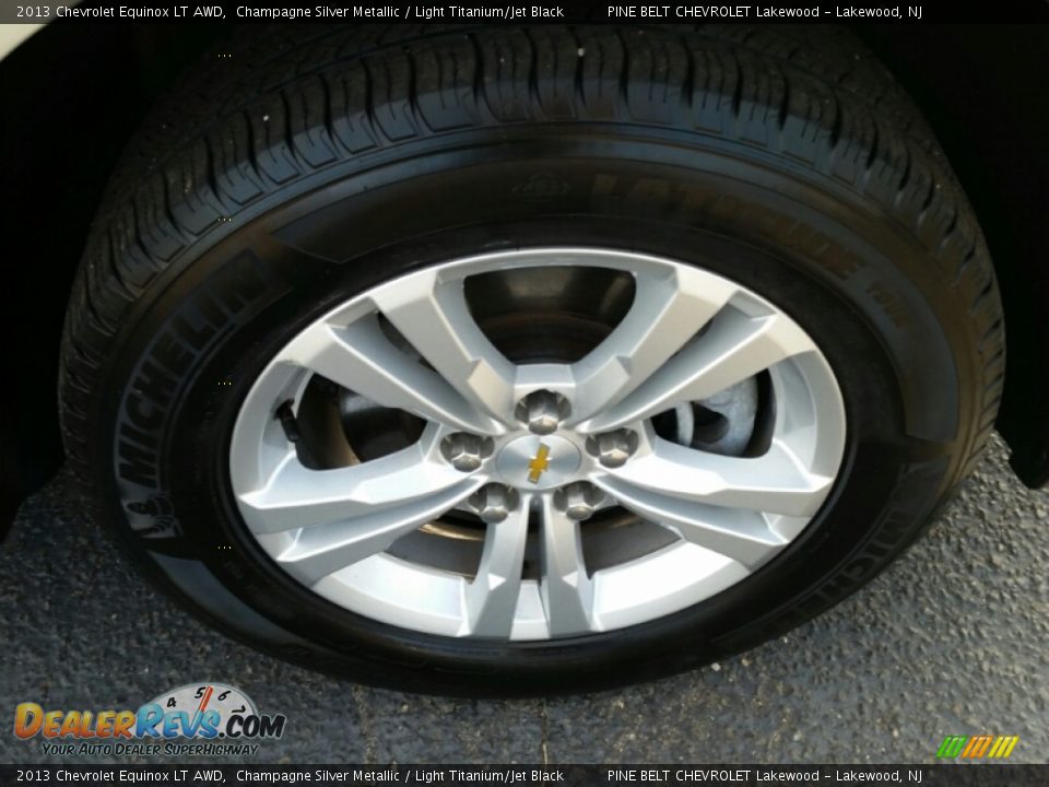 2013 Chevrolet Equinox LT AWD Champagne Silver Metallic / Light Titanium/Jet Black Photo #4