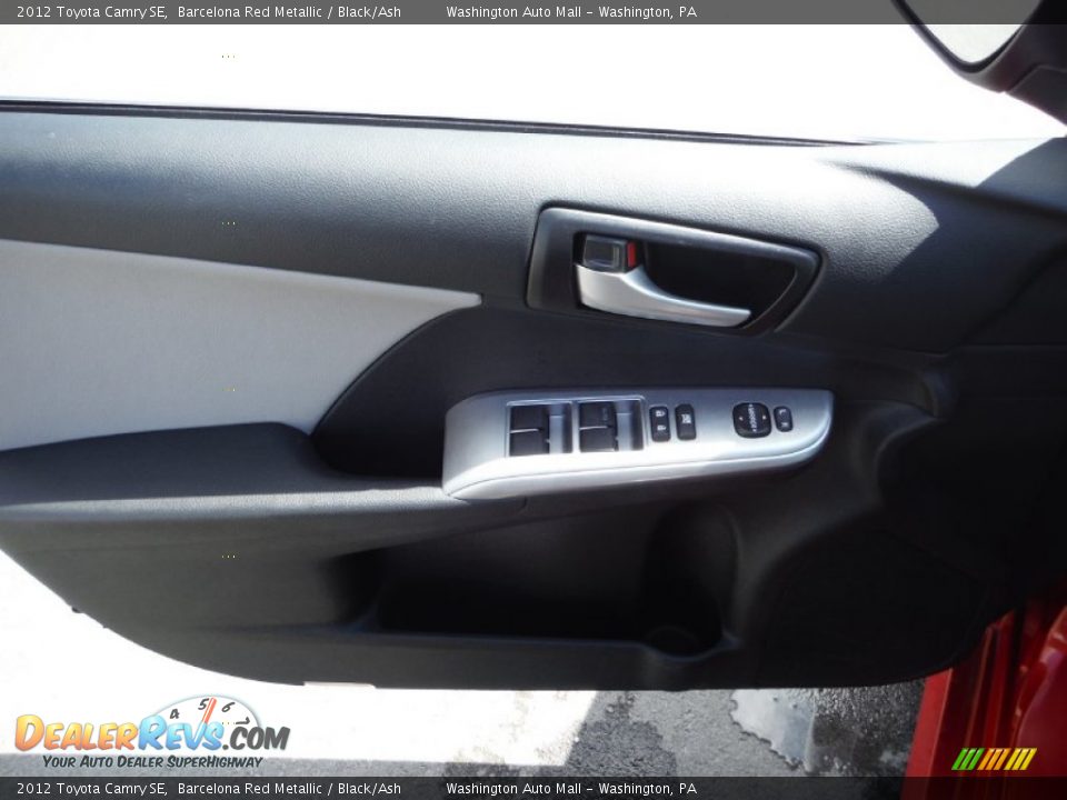 2012 Toyota Camry SE Barcelona Red Metallic / Black/Ash Photo #11