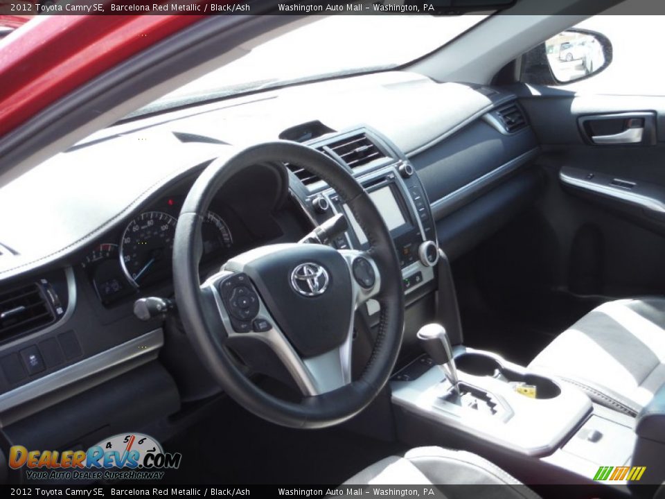 2012 Toyota Camry SE Barcelona Red Metallic / Black/Ash Photo #12