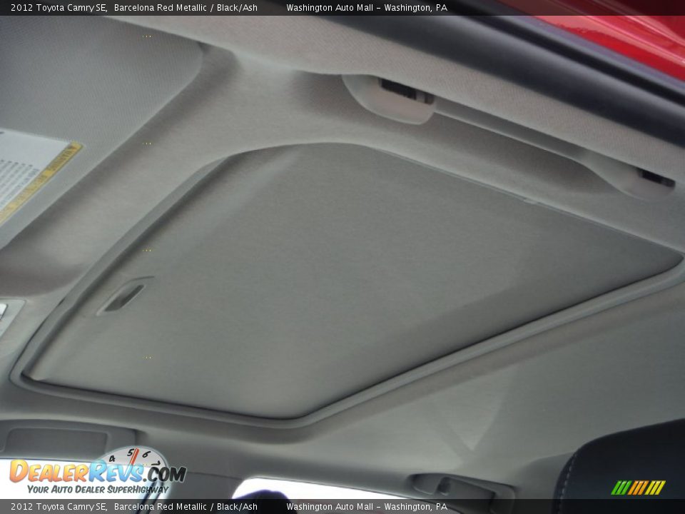 2012 Toyota Camry SE Barcelona Red Metallic / Black/Ash Photo #13