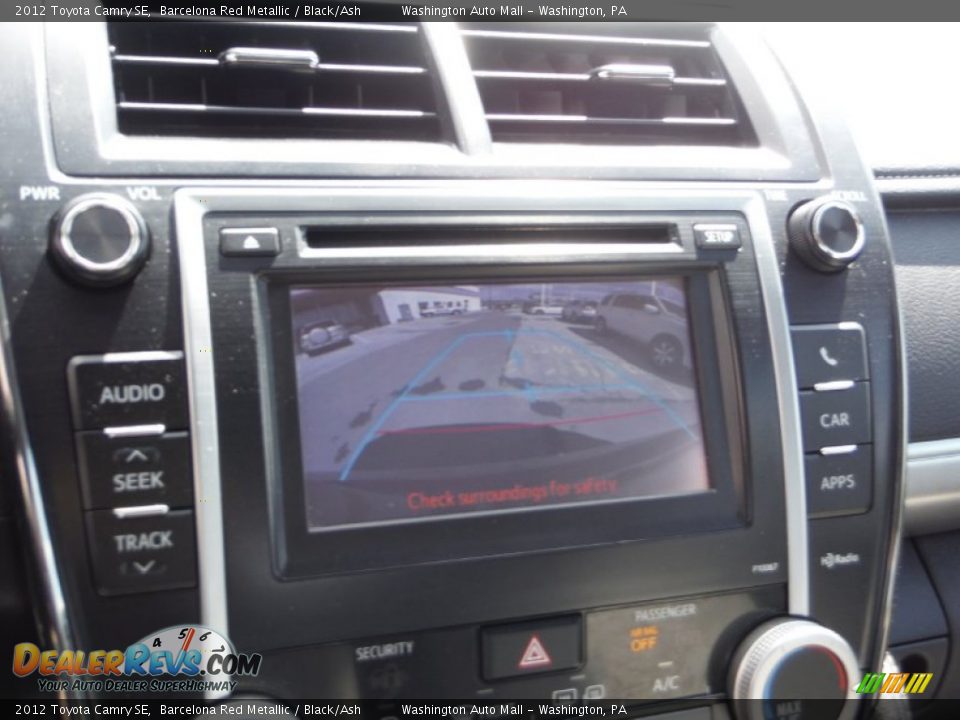 2012 Toyota Camry SE Barcelona Red Metallic / Black/Ash Photo #15