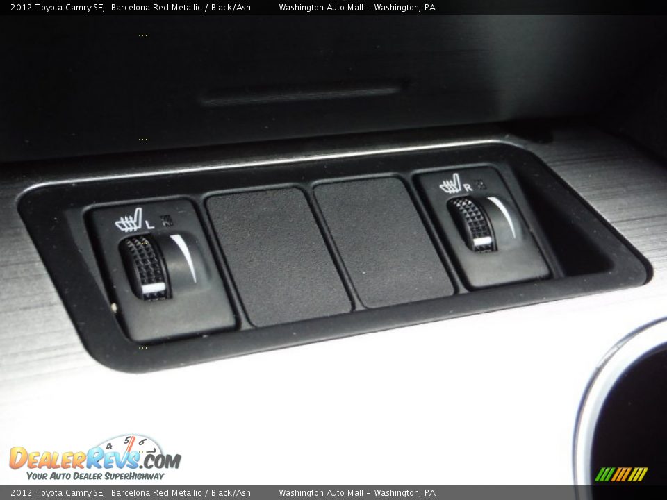 2012 Toyota Camry SE Barcelona Red Metallic / Black/Ash Photo #16