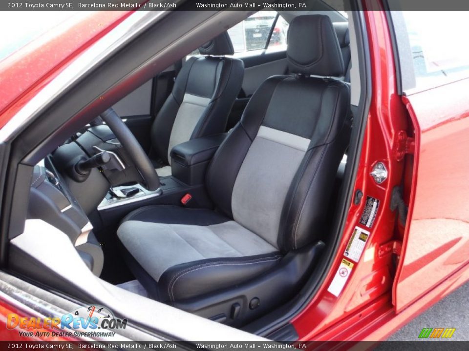 2012 Toyota Camry SE Barcelona Red Metallic / Black/Ash Photo #19
