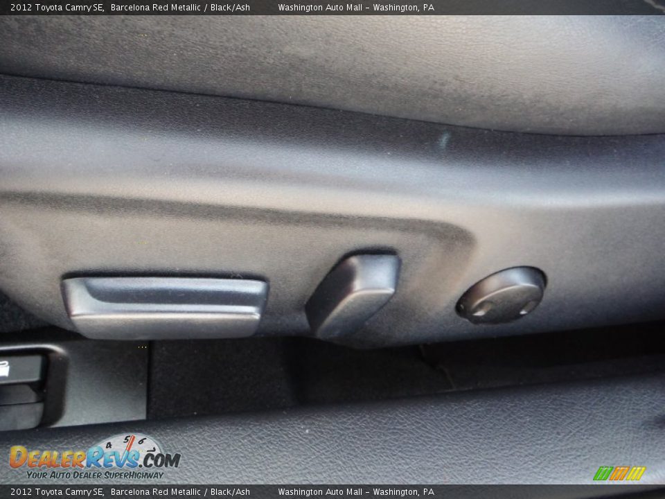 2012 Toyota Camry SE Barcelona Red Metallic / Black/Ash Photo #20
