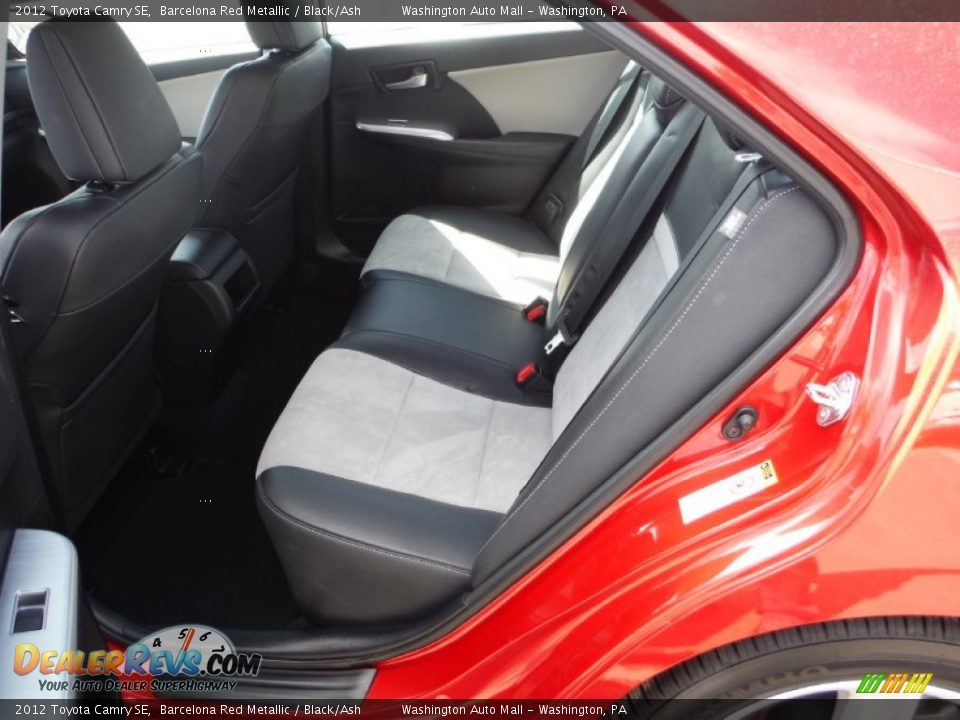 2012 Toyota Camry SE Barcelona Red Metallic / Black/Ash Photo #21