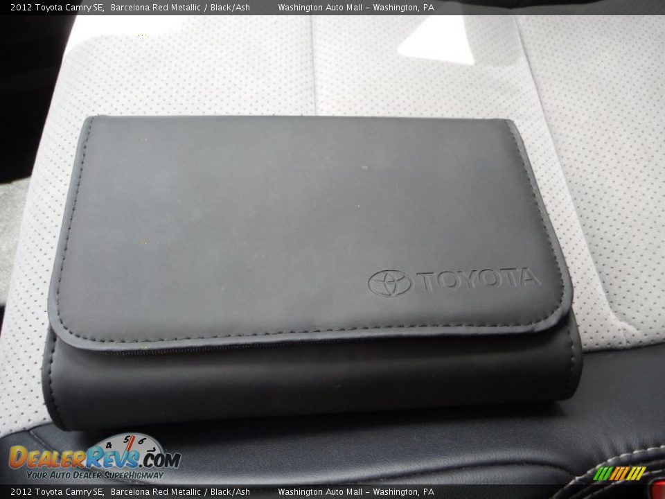 2012 Toyota Camry SE Barcelona Red Metallic / Black/Ash Photo #23