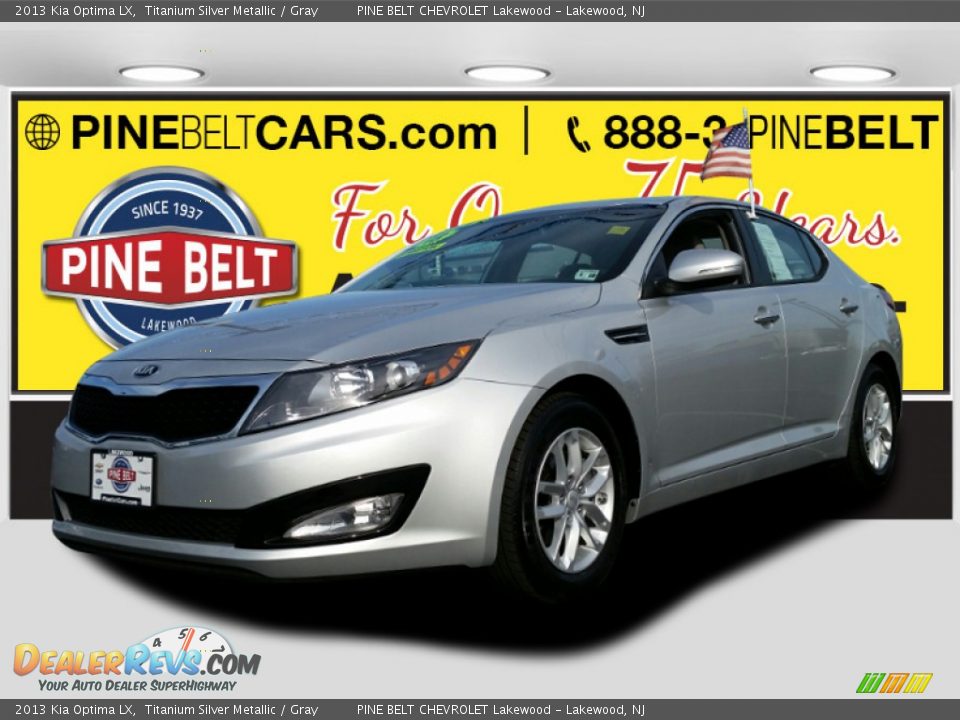 2013 Kia Optima LX Titanium Silver Metallic / Gray Photo #1